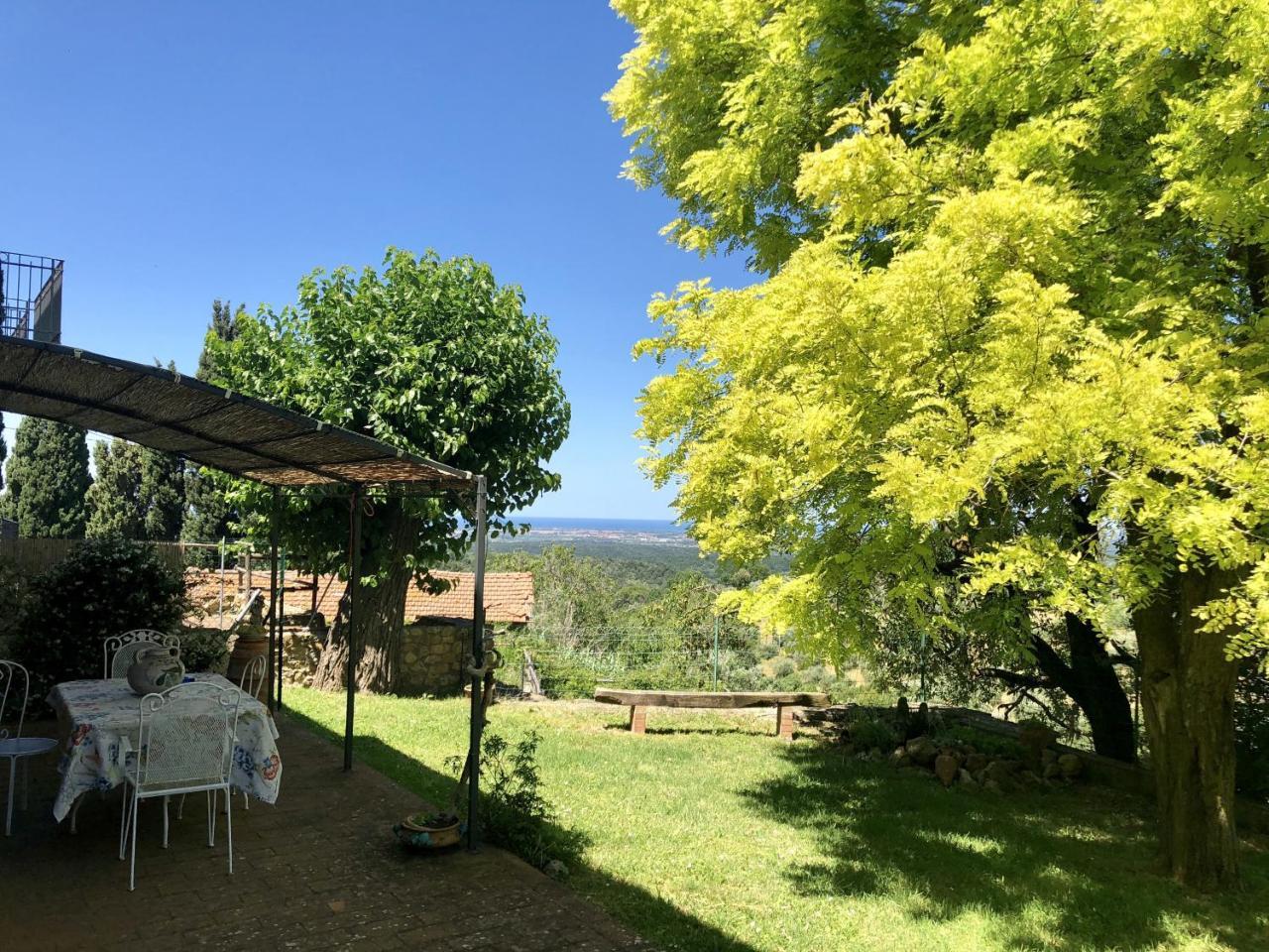 Haus Malerin - Meerblick, Umzaeunter Garten By Toscanatour Guardistallo Kültér fotó